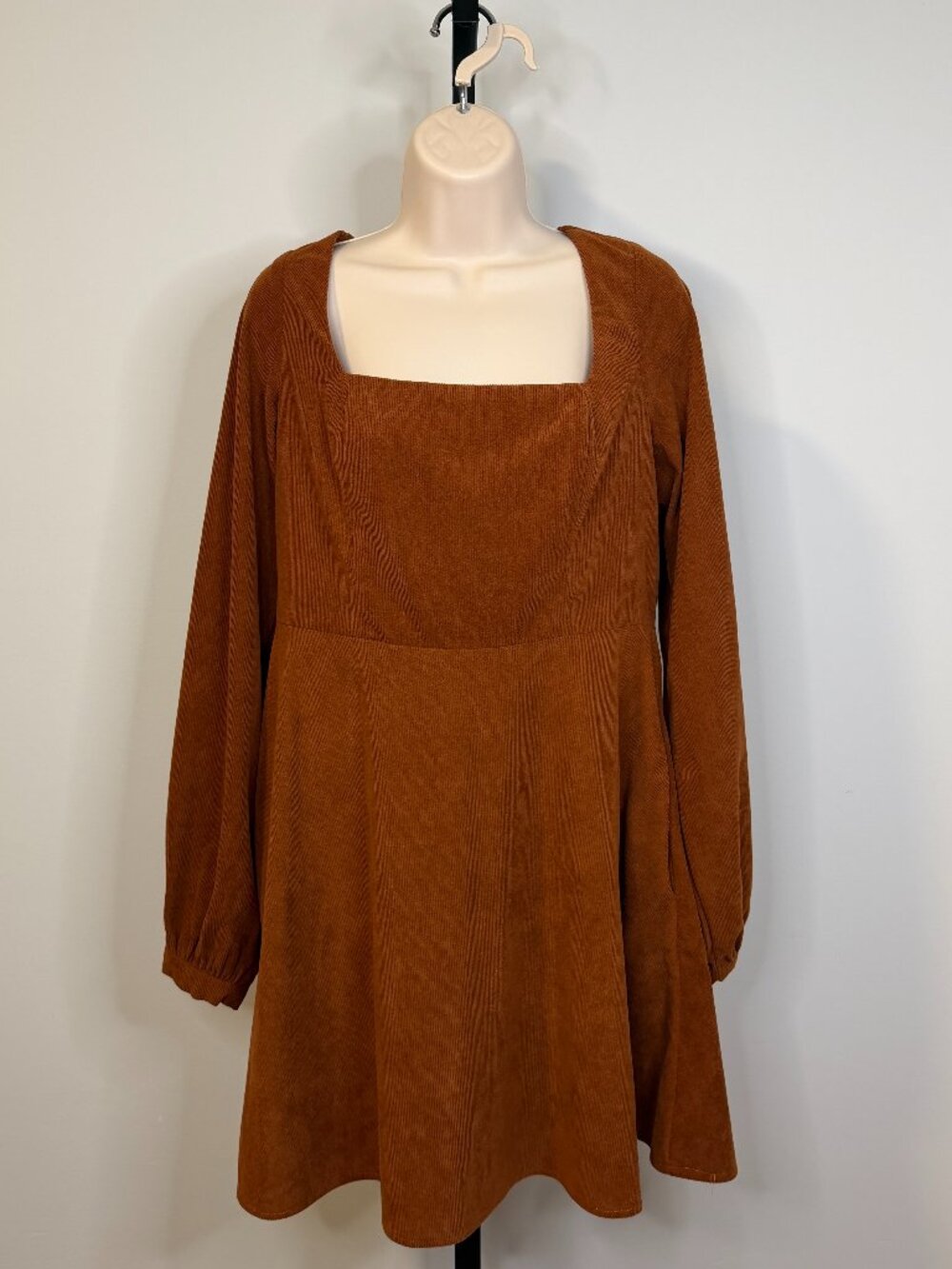 Audrey Parks Brown Pocket Dress - Size Large